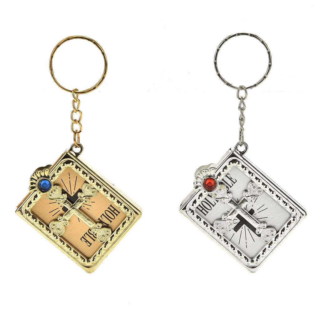 Gold Mini Bible Keychain - Imagen 6