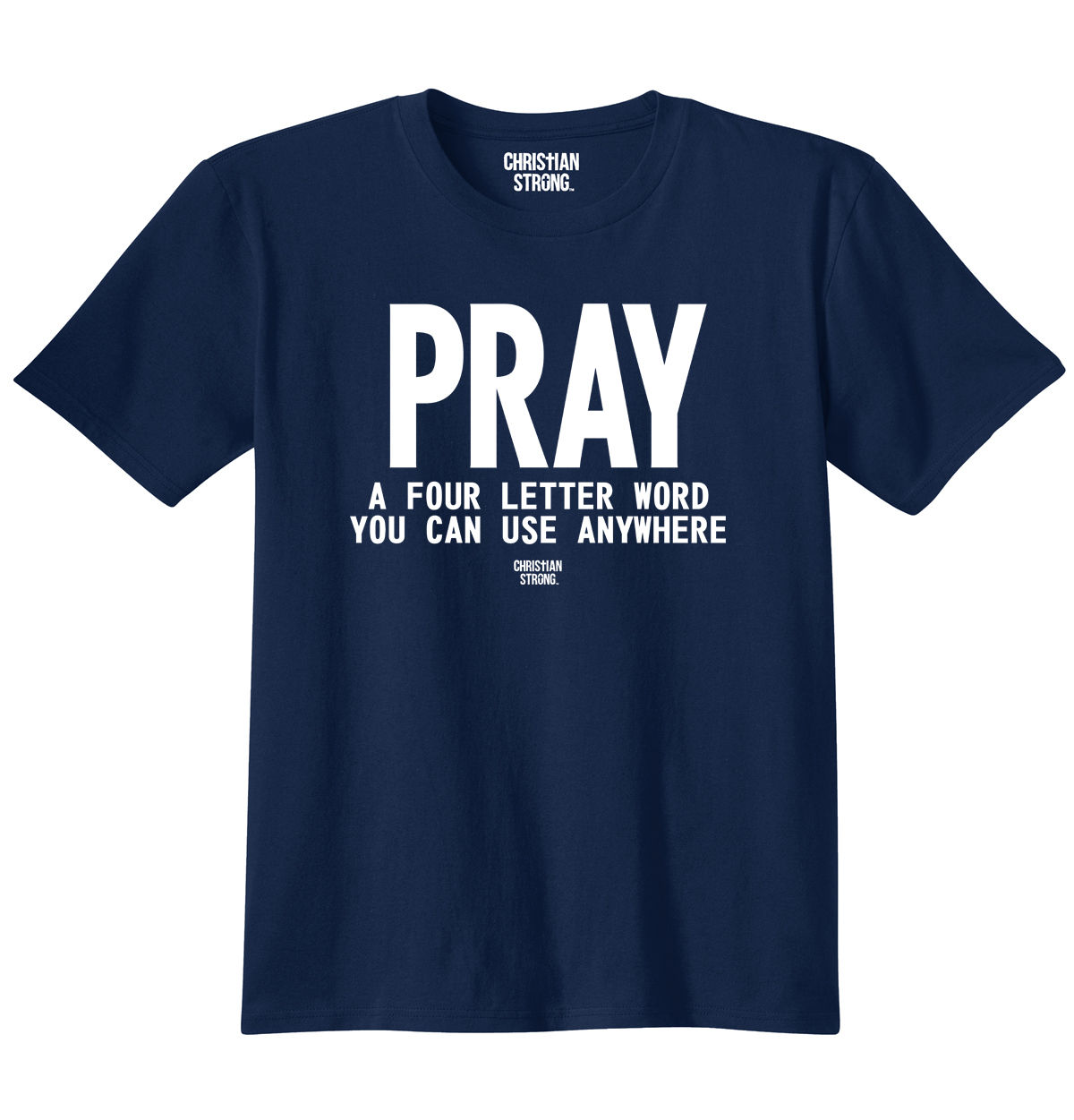 Pray Anywhere Christian T-Shirt - Imagen 2