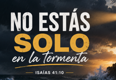 No estás solo en la tormenta